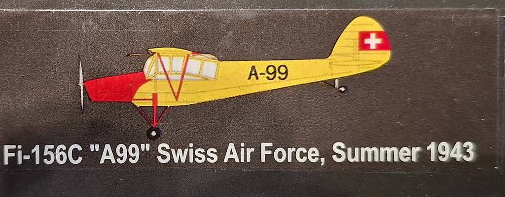 Schweizer Armee Kit di modellismo & Modellini statici: Fieseler Storch A - 99 – Nuovo e nell'imballaggio originale da Obernau venduto da Schmidip 3
