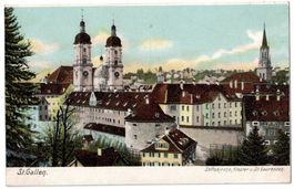 St. Gallen, Stiftskirche, St. Laurenzen um 1900