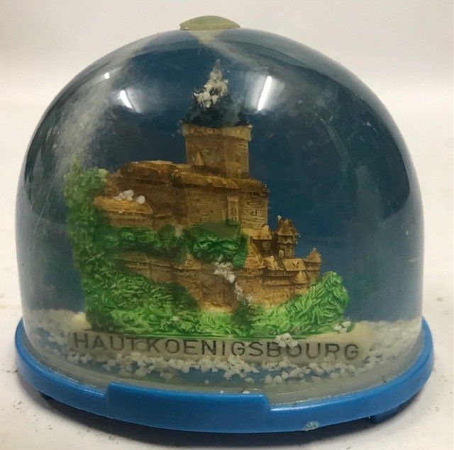 Statuette: Schneekugel Hautkoenigsbourg – Usato da Zürich venduto da gigimai67