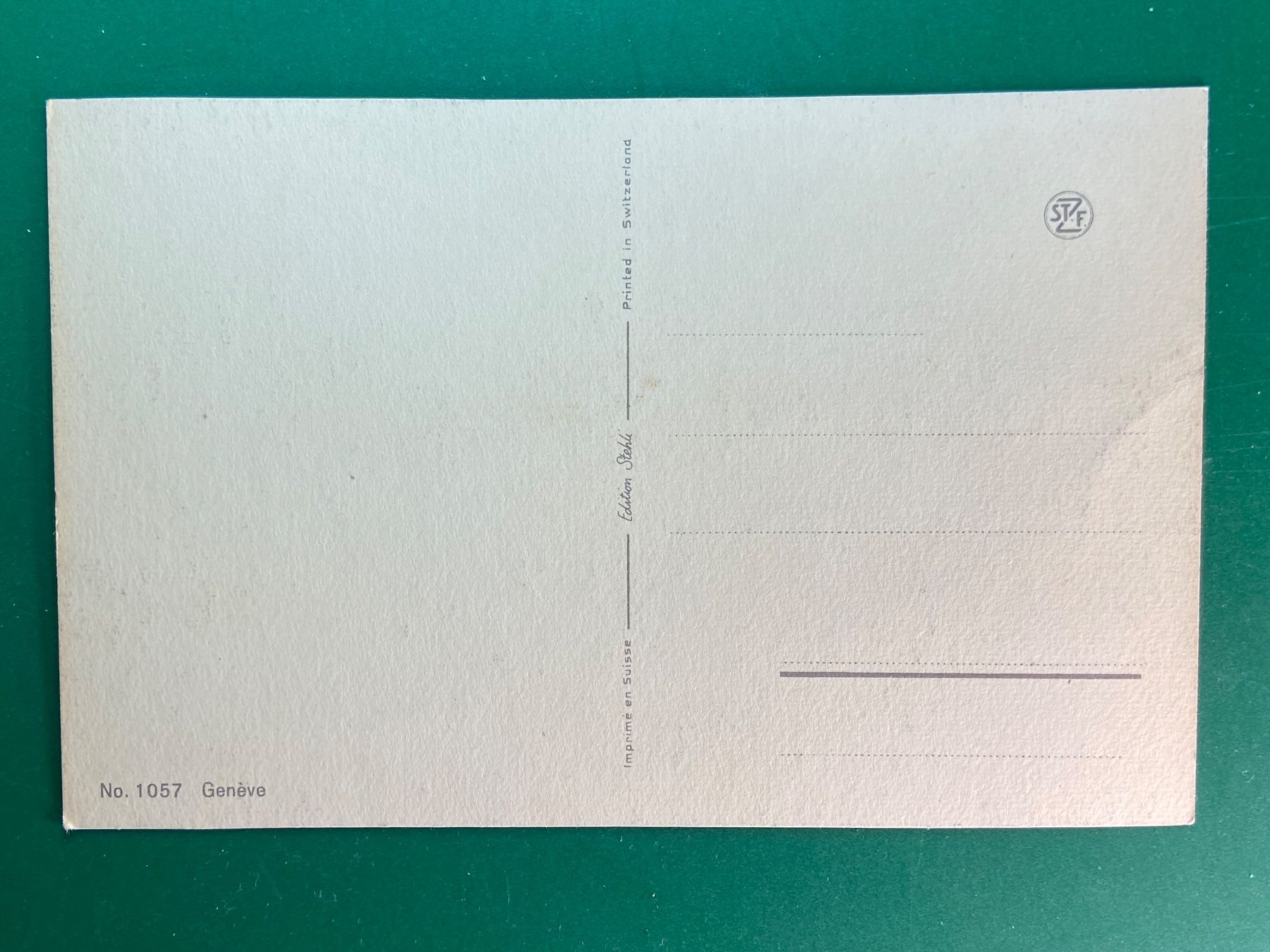Cartoline postali: Genève – Usato da Steg VS venduto da _vinci_ 1