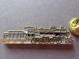PIN BAHN LOKOMOTIVE ZUG TRAIN GRAU