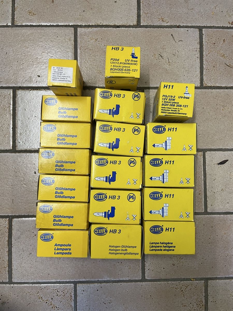 Lampade: Div. Auto Lampen H11, HB3, S1 – Nuovo (secondo la descrizione) da Nürensdorf venduto da GR5050