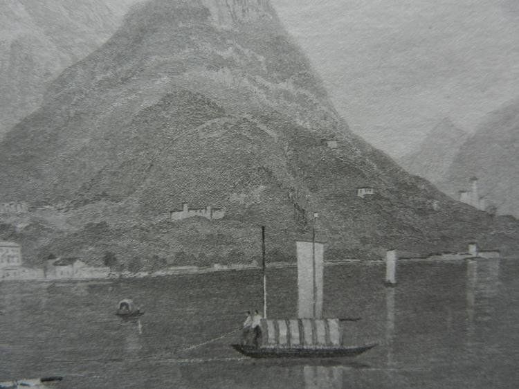 Gravures: Lugano von Bartlett – D'occasion à Risch par Rischli15 9