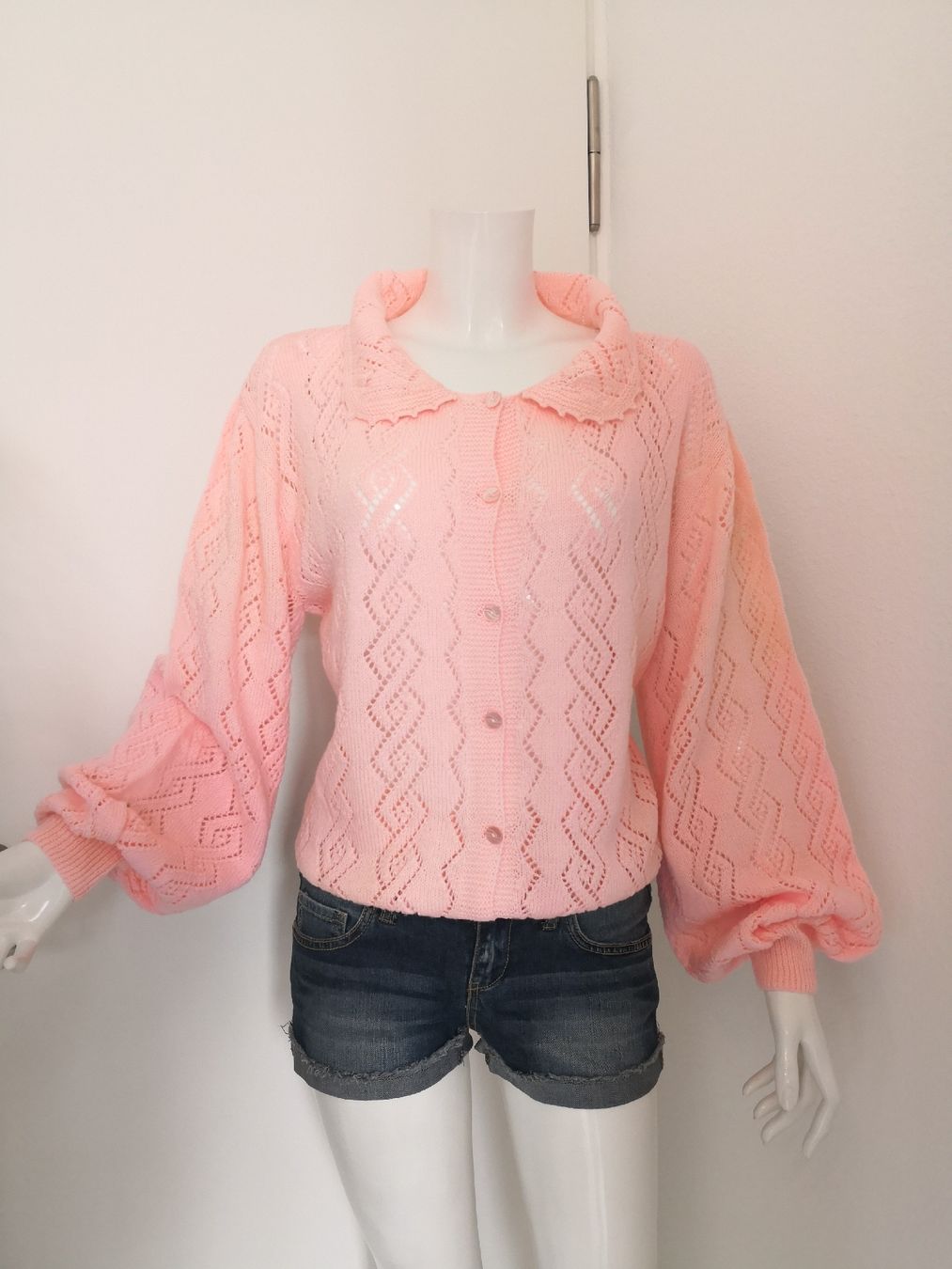Jacken: 🤩HANDGEMACHTE STRICK-JACKE ROSA – Neu (gemäss Beschreibung) aus Olten von Naja-Twins-Twins 6