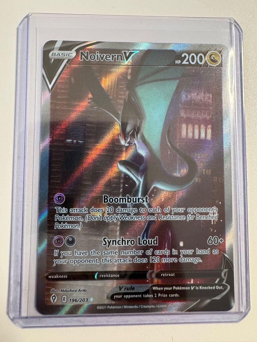 Pokémon Carte collezionabili: Noivern V EVS 196 – Nuovo (secondo la descrizione) da Winterthur venduto da hershanking