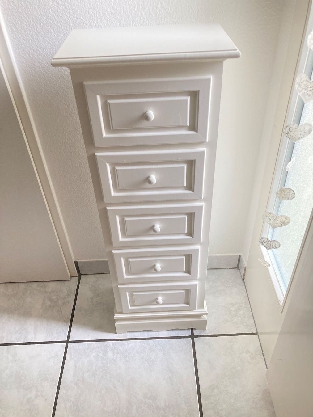 Schränke: Schmaleschrank im Shabby-Chic-Stil – Neu (gemäss Beschreibung) aus Aesch BL von EdelFund