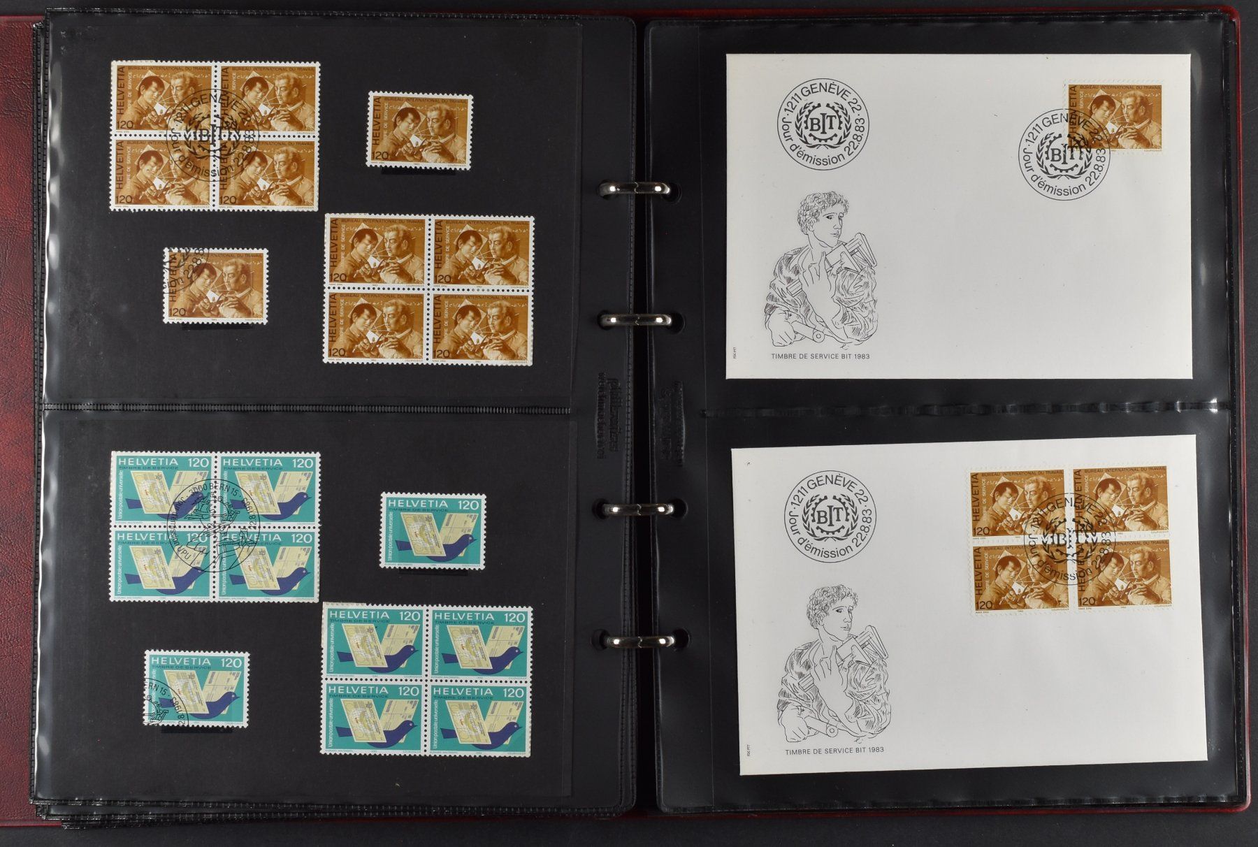 Tutti i francobolli: SAMMLUNG, GENFER ÄMTER POSTPREIS ca. CHF 380 **, gest., FDCs – Nuovo (secondo la descrizione) da Wetzikon ZH venduto da Philimpex 5