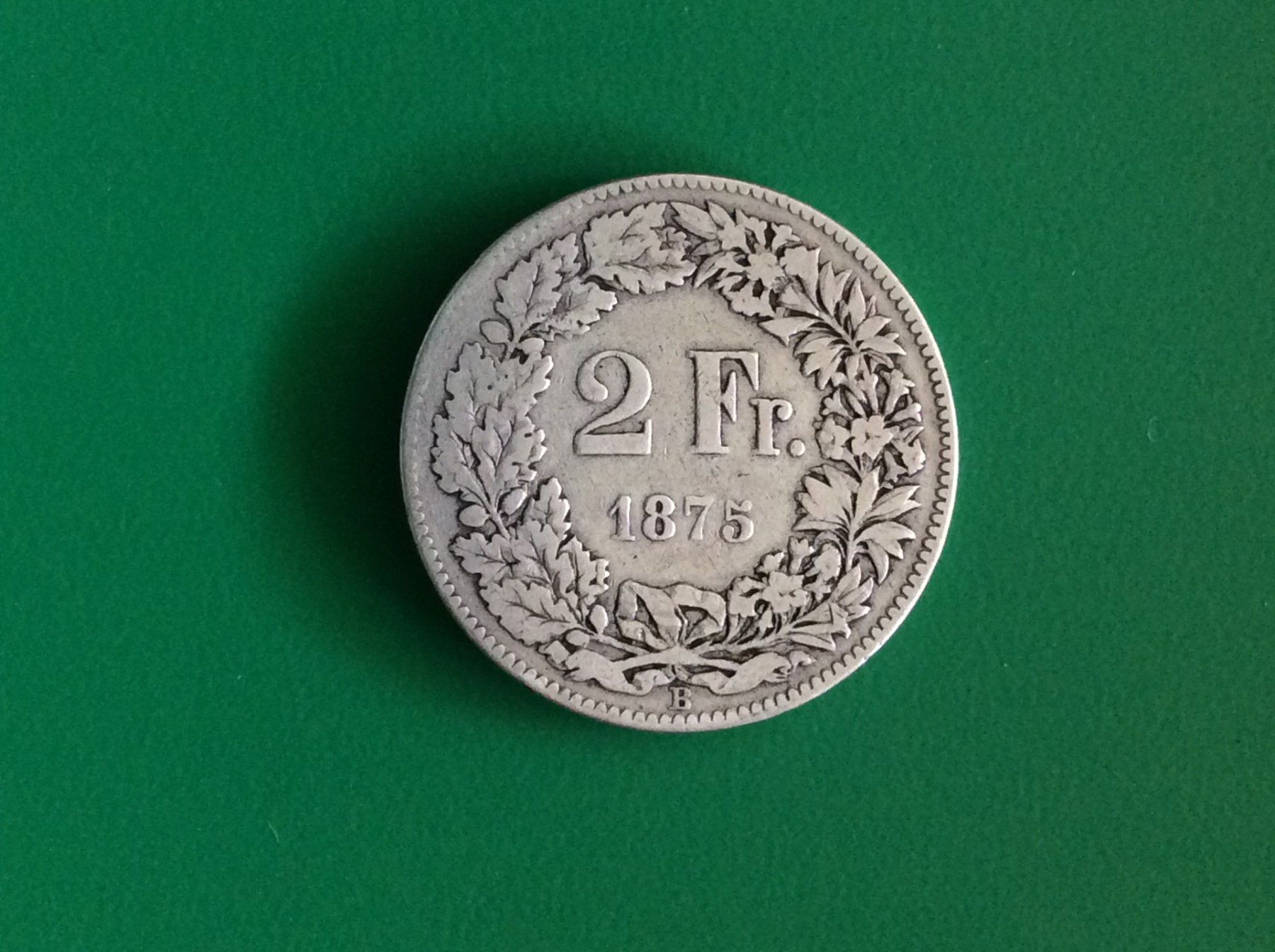 Alle Münzen: 2 francs  1875  Jolie et Rare – Gebraucht aus Genève von pie_fh2d