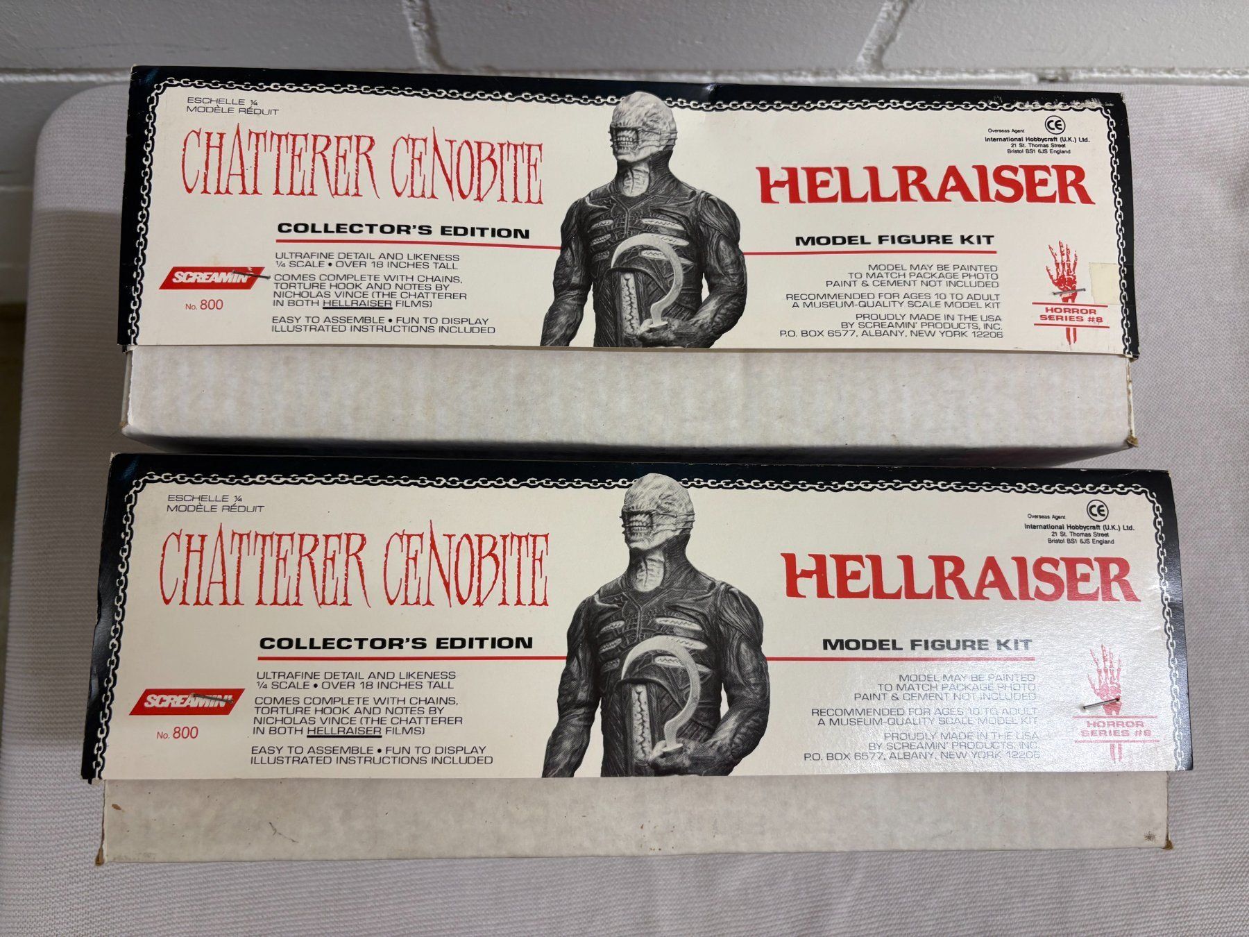 Statuette: Neu 2 HELLRAISER Chatterer Cenobite Figur/Bausatz Screamin' – Nuovo e nell'imballaggio originale da Ottenbach venduto da TimelessEmotions. 4