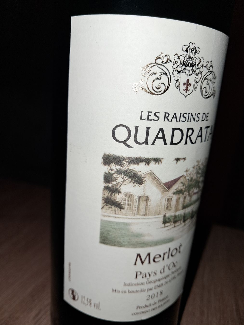 Wein: les raisins de quadrata merlot 2018 – Neu und originalverpackt aus Le locle von juliensaran 1