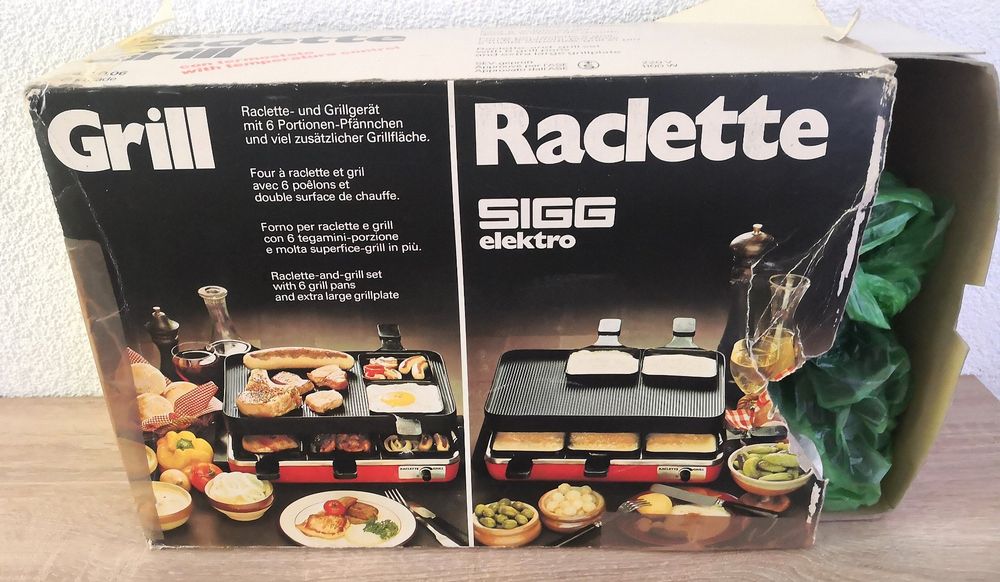 Raclette-Grill SIGG Elektro Vintage pour 6 personnes 🧀🥩🔥 (Gebraucht) in ...