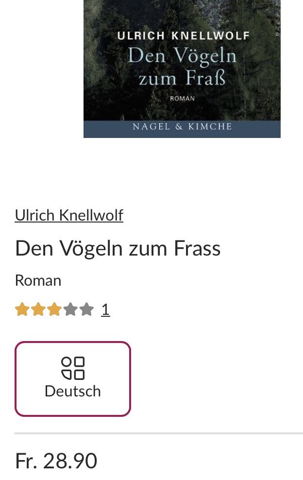 Libri: Ulrich Knellwolf – Nuovo (secondo la descrizione) da Buchs AG venduto da Allerleis 2
