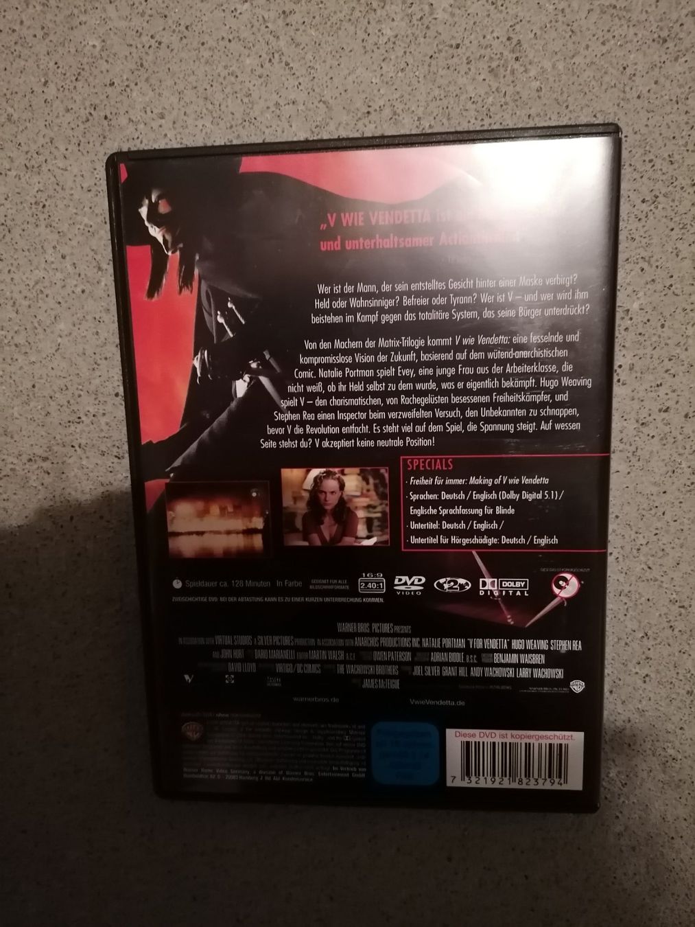 Tutti i DVDs: V wie Vendetta DVD – Usato da Büttikon AG venduto da Amineah 1