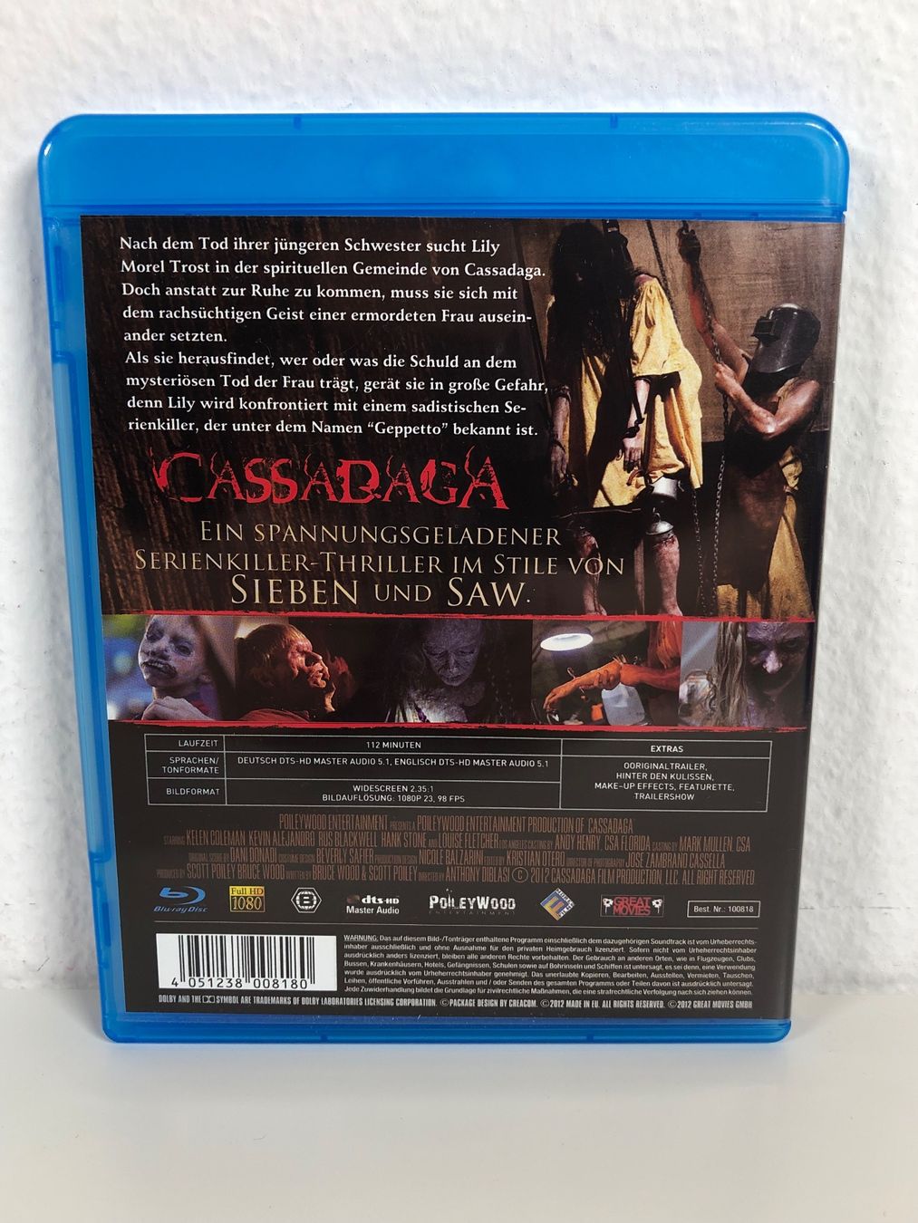 Tutti i DVDs: Cassadaga - Hier lebt der Teufel (2011) - Bluray – Usato da Bern venduto da McFlurry_08 1