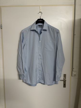 Herren Hemd Charles Vogele hellblau Grösse XL guter Zustand