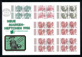 1979 - 1985, VOLKSBRÄUCHE, 4 ILLUSTR. FDC, 3 x MH, SCHÖN!