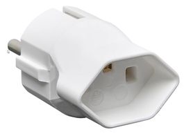 Schönenberger, Reiseadapter CH auf Schuko, CH-T23 Weiss, NEU