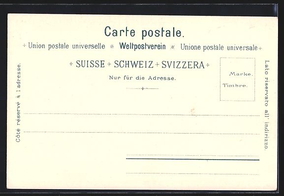 Cartoline postali: Litho Interlaken, Eisenbahn am Stadtrand – Usato da Berlin venduto da bartko-reher 1