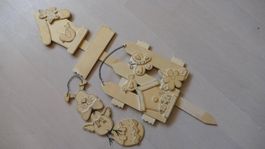 HOLZ DEKORATION ZU BEMALEN UND BESCHRIFTEN HOLZDEKORATION