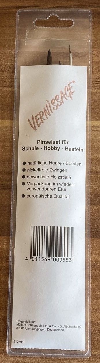 Pinsel: Vernissage 5er Pinselset – Neu und originalverpackt aus Wagenhausen von Svema 1