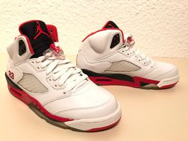NIKE AIR JORDAN 5 RETRO FIRE RED NEW & BOX 100% OG NEW & BOX