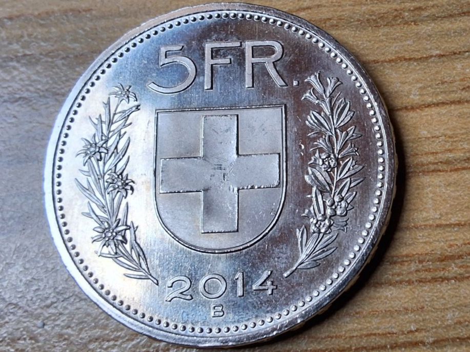 Tutti le monete: 5 Franken 2014 - fast unzirkuliert! – Usato da Münchenstein venduto da purbach1 6