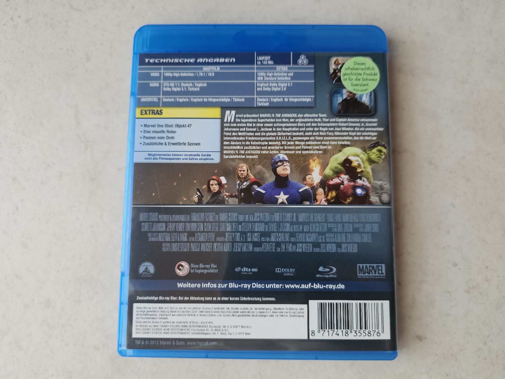 Tutti i DVDs: The Avengers  /  Bluray – Usato da Schneisingen venduto da backstore24 1