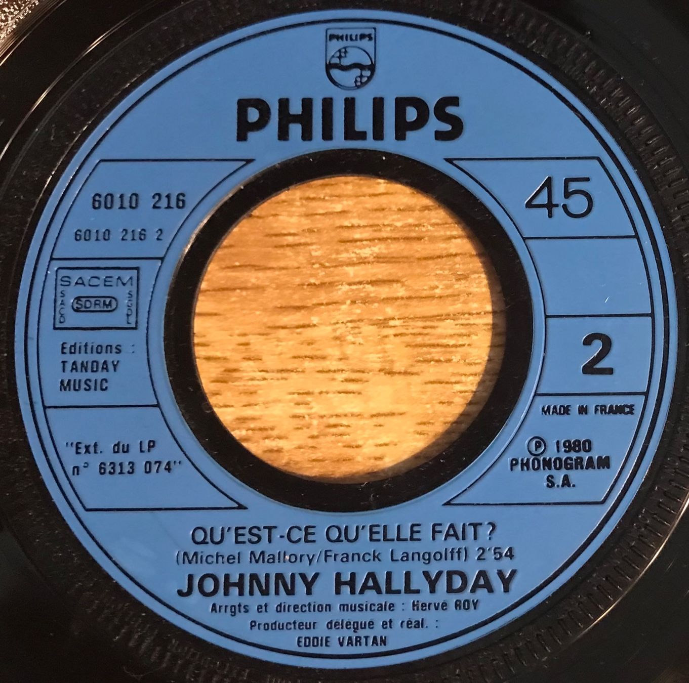 Dischi in vinile: JOHNNY HALLYDAY - A PARTIR DE MAINTENANT – Usato da Bussigny venduto da vinyl-pas-cher 1