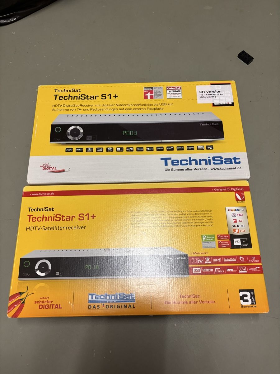 Receiver: TechniSat TechniStar S1+ HDTV Sat Receiver neu – Defekt aus Bürglen TG von Gitzi