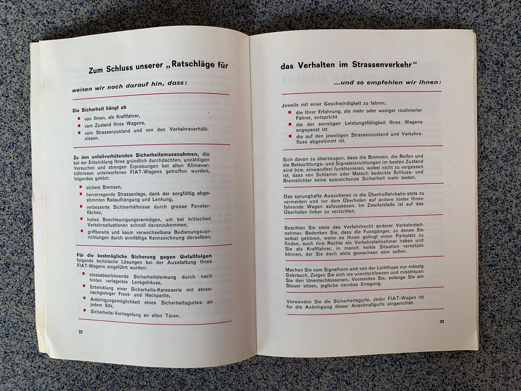 Libri: Fiat  Handbuch  Ratschläge  1971  Oldtimer – Usato da Boswil venduto da pavo1 5