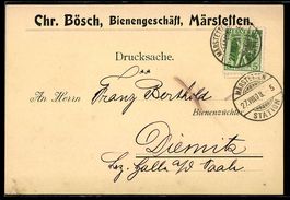 AK Märstetten, Chr. Bösch, Bienengeschäft, Korrespondenzkart