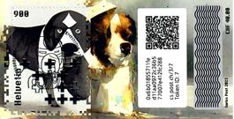 Swiss Crypto Stamps 3.0 ID7 mit Stempel