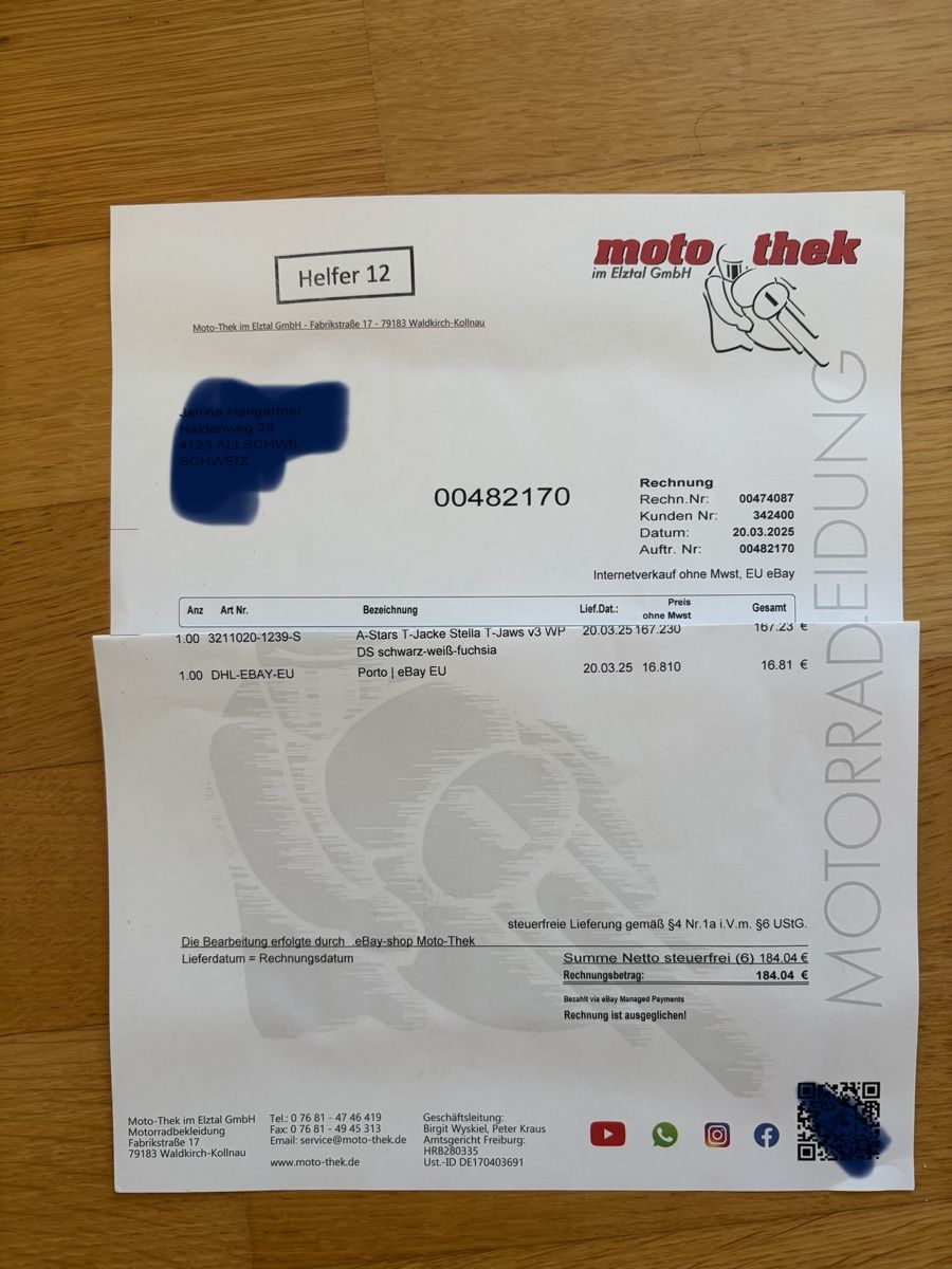 Giacche: Jacke – Nuovo e nell'imballaggio originale da Allschwil venduto da xyvgz01 2