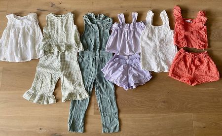 Sommerkleidung Mädchen 104-110 Vertbaudet, Minoti, Zara