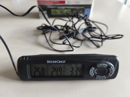 SILVERCREST Digital Thermometer mit Uhrzeitanzeige, Neu