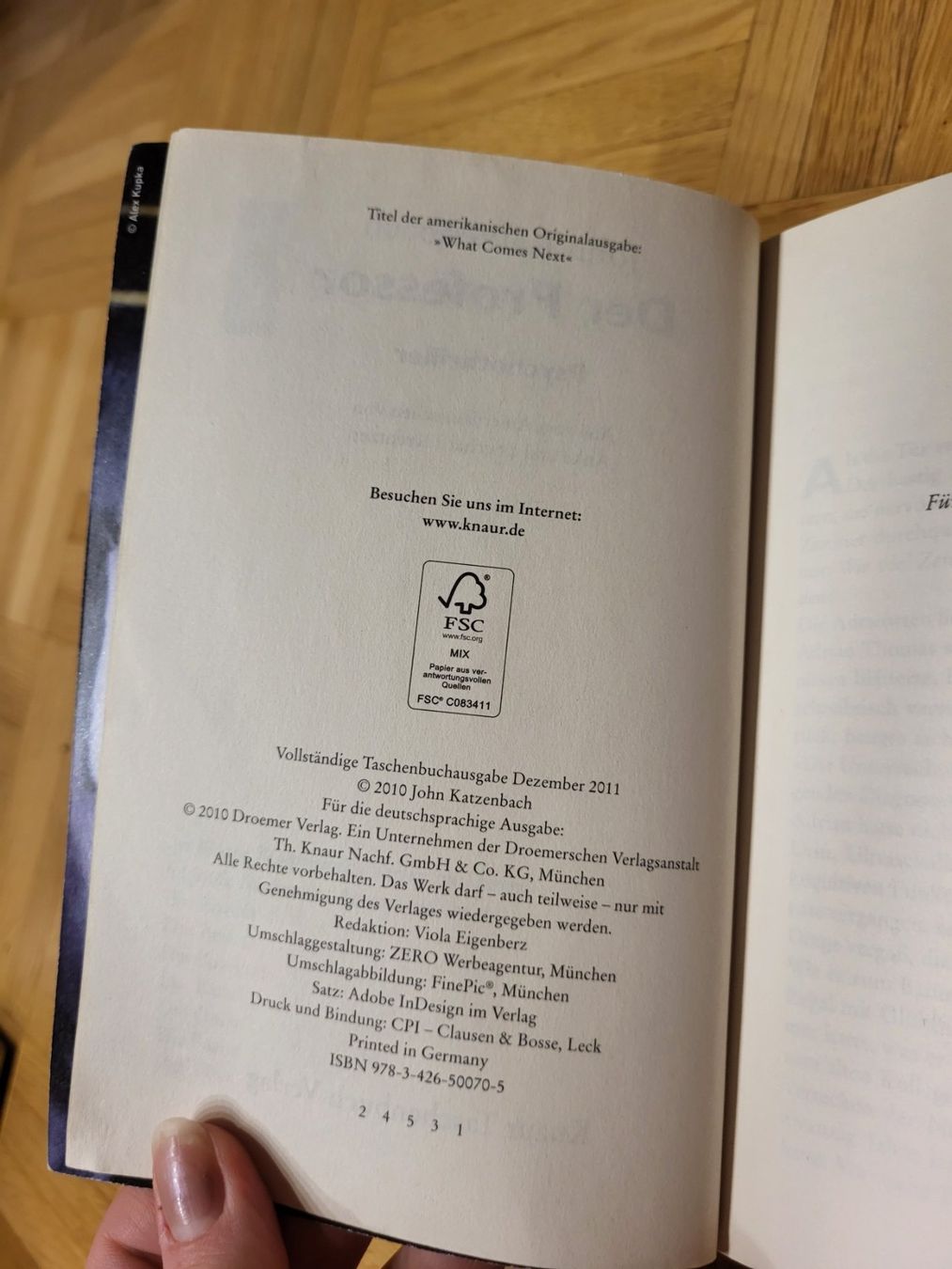Libri: Buch, Der Professor – Usato da Buchrain venduto da Mel_Sp 3