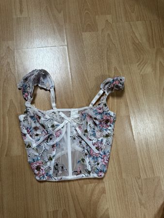 Korsett Victoria's Secret Blumenmuster Grösse 36C