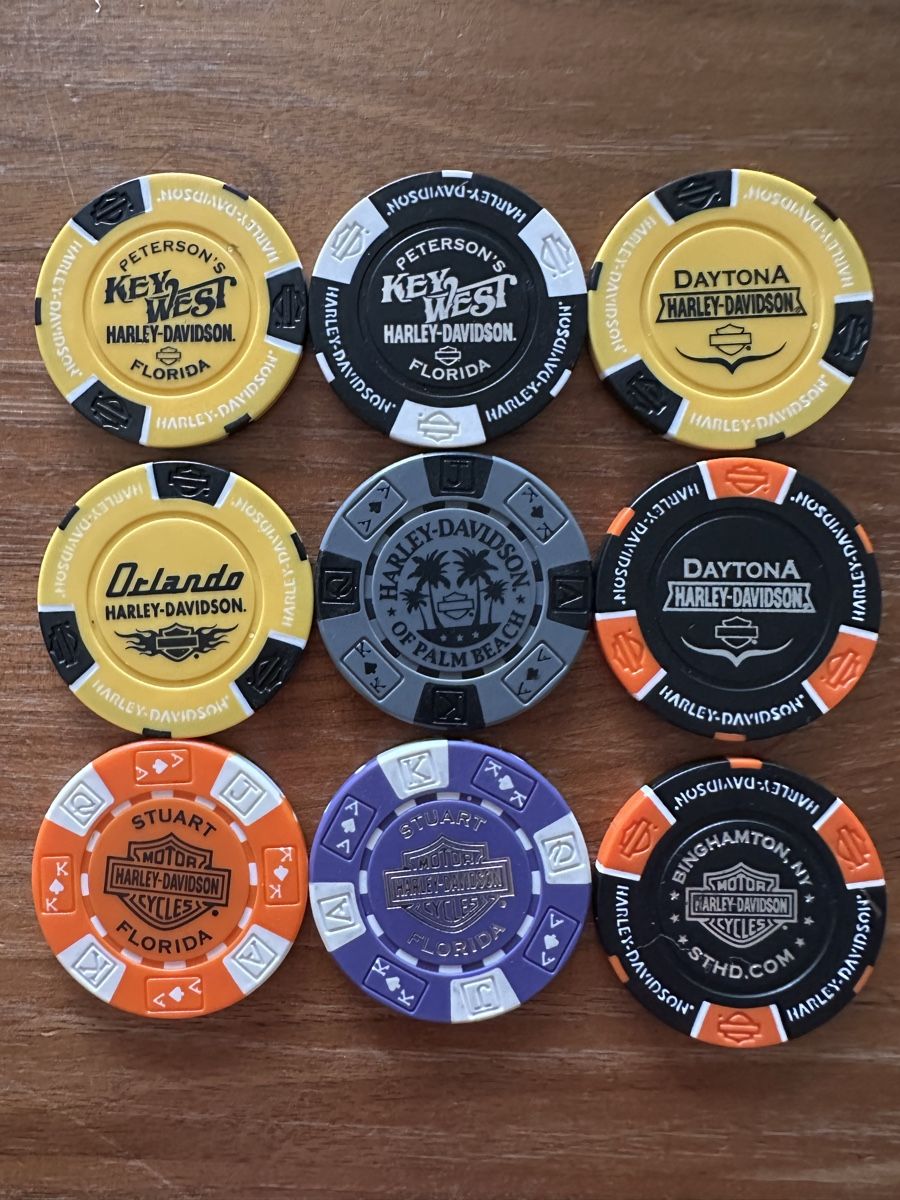Giochi: Poker Chips Harley-Davidson USA dealer chips – Nuovo (secondo la descrizione) da Bättwil venduto da Samuel_Wyss 9
