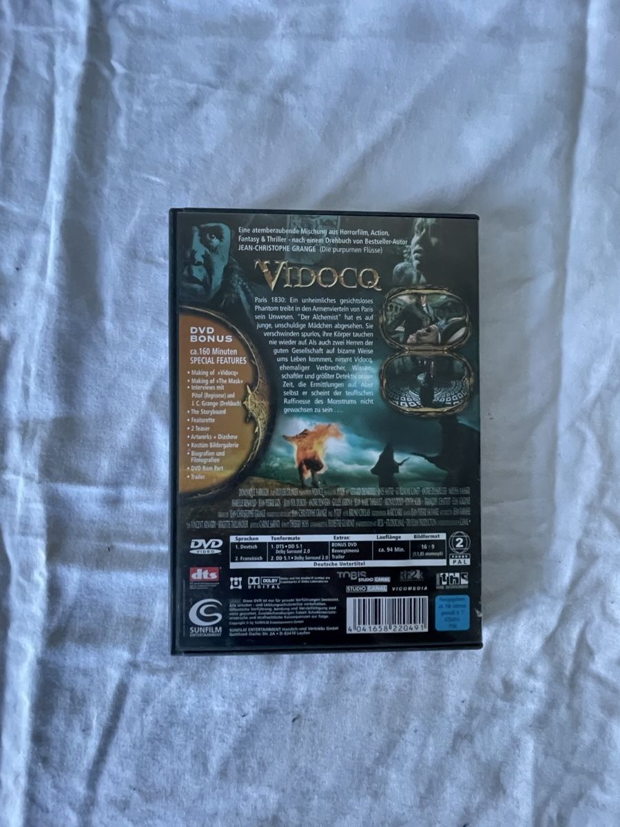 Tutti i DVDs: DVD Vidocq guter Zustand – Usato da Langenthal venduto da cam_qm9v 2