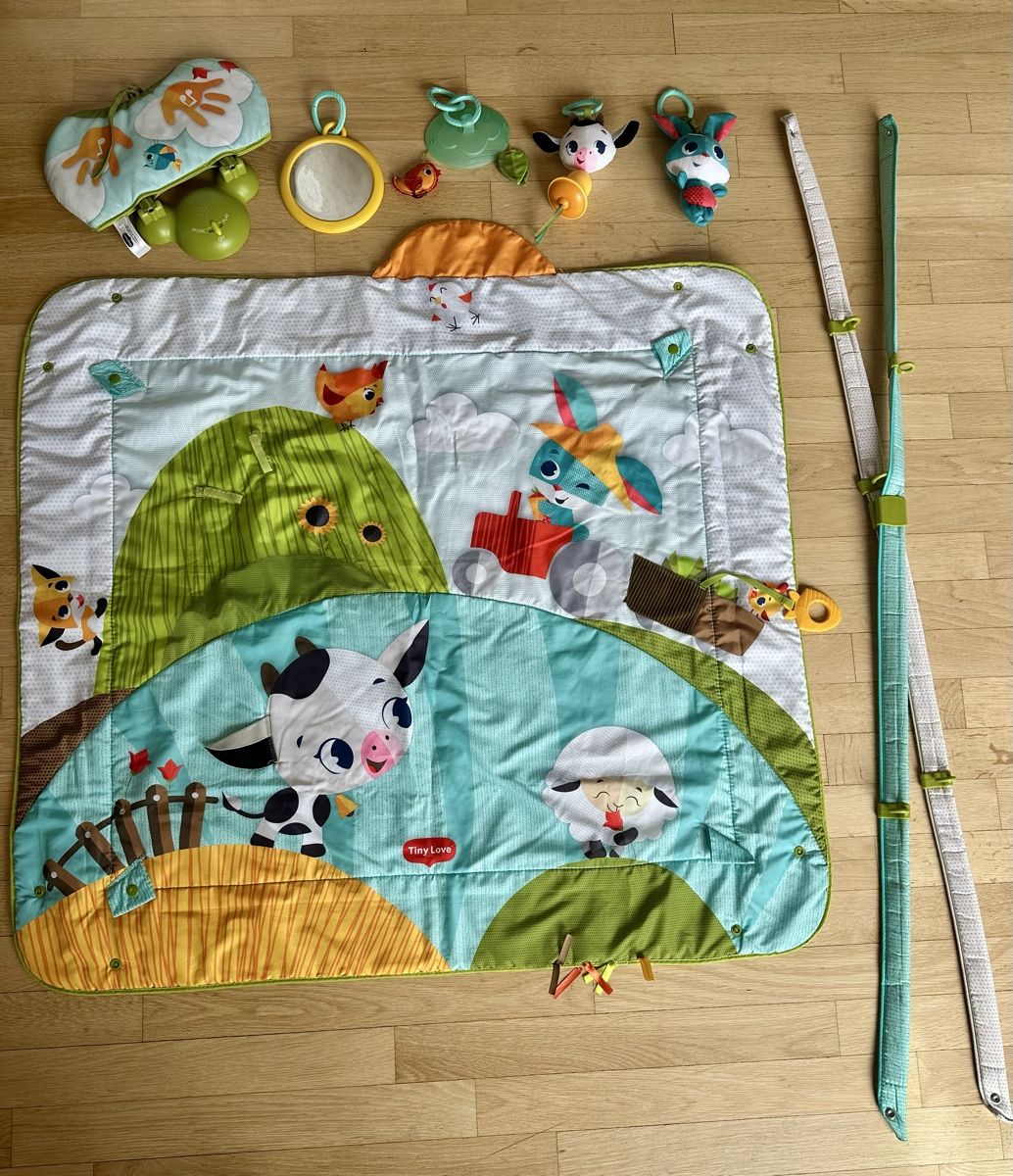 Tappeto da gioco: Tiny Love Spieldecke Gymini, inkl. Spielbogen & Zubehör – Usato da Uetikon am See venduto da Meld85 2