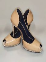 Elegante High Heels in Nude/Beige Gr. 38