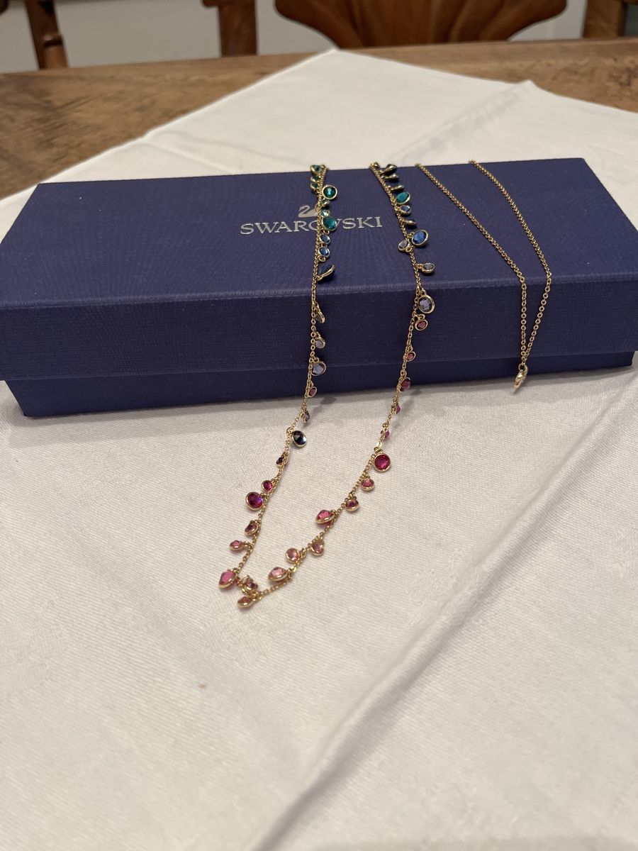 Ketten: SWAROVSKI Kette mit bunten Steinen. – Neu und originalverpackt aus Gattikon von mo.suter 4