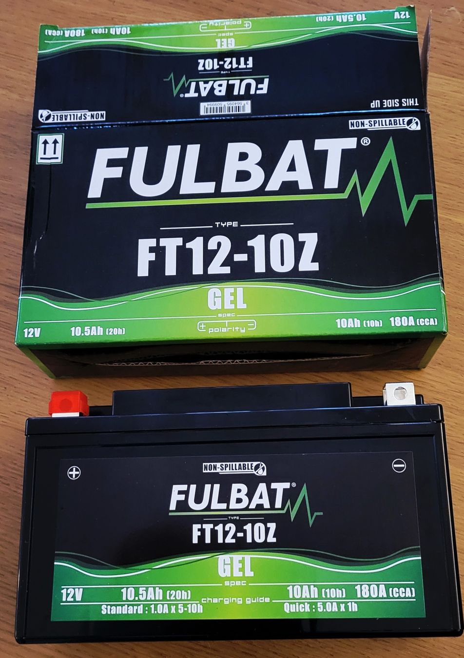 Batterie: Batterie gel neuve FT12-10Z – Nuovo e nell'imballaggio originale da La Sarraz venduto da emenestrel