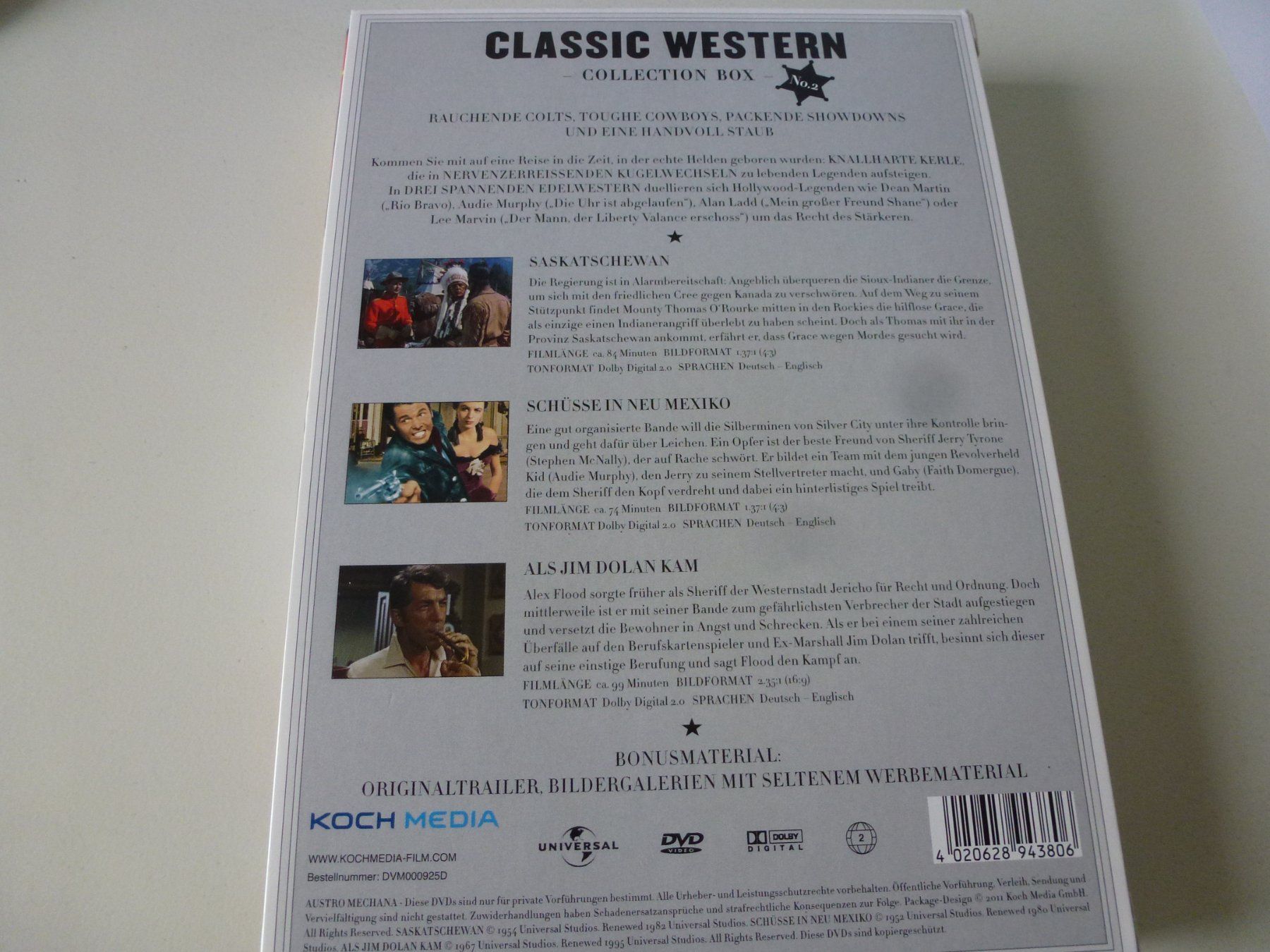 Alle DVDs: Classic Western Collection Box 2 (3DVDs) – Neu (gemäss Beschreibung) aus Bern von Frebo 1