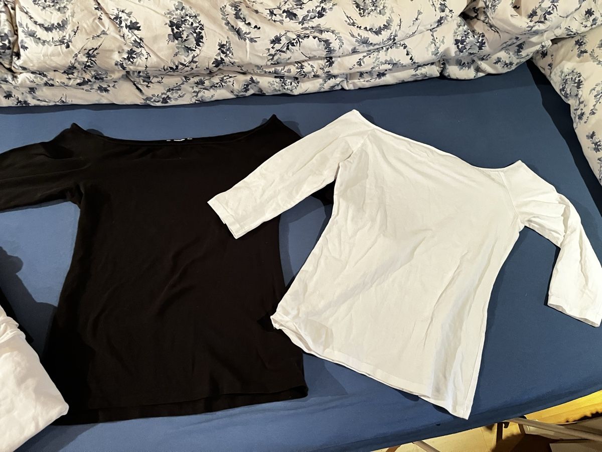 Lotti di vestiti: 7 x Basic Shirts H&M lang/kurz L (M) – Usato da Rüdlingen venduto da Lichee 1