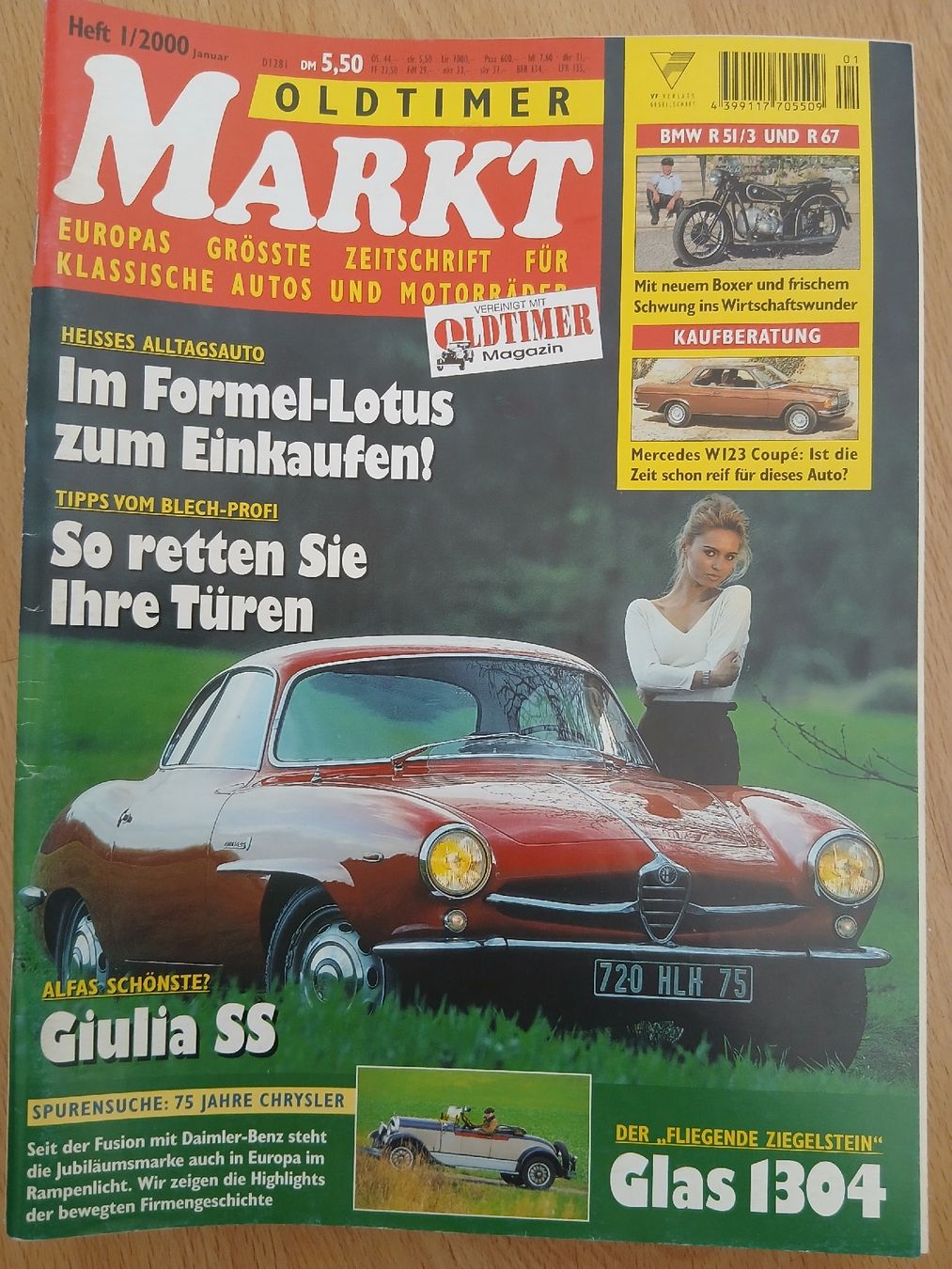 Alfa Romeo Autos: Alfa Giulia SS Mercedes W123 Coupe BMW R 51/3 und R67 – Gebraucht aus Safenwil von saavo