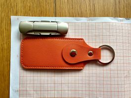 MOVESPEED 256GB SSD USB Flash Drive with Leather Keyring