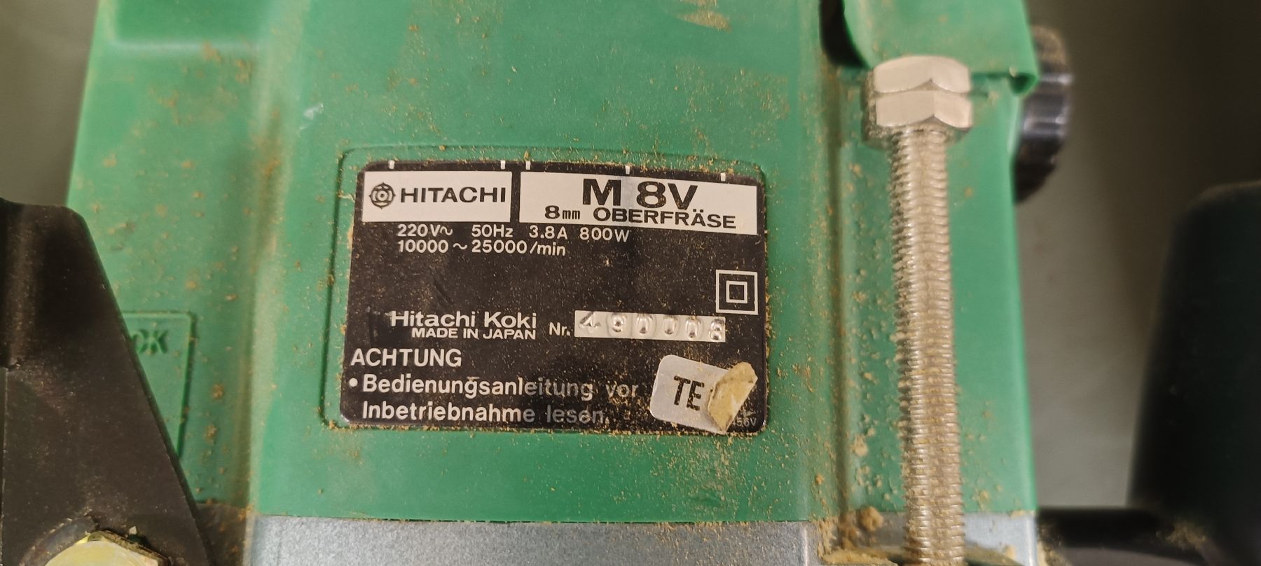 Alle Maschinen: Oberfräse Hitachi M 8V  – Gebraucht aus Pfäffikon ZH von K-V-M 4
