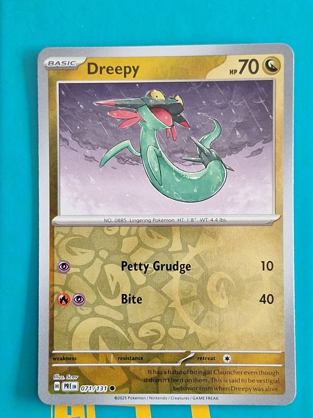 Pokémon Carte collezionabili: Dreepy - Reverse Holo - Pokemon Prismatic Evolution #1.6 – Usato da Altstätten SG venduto da GGsGameshop