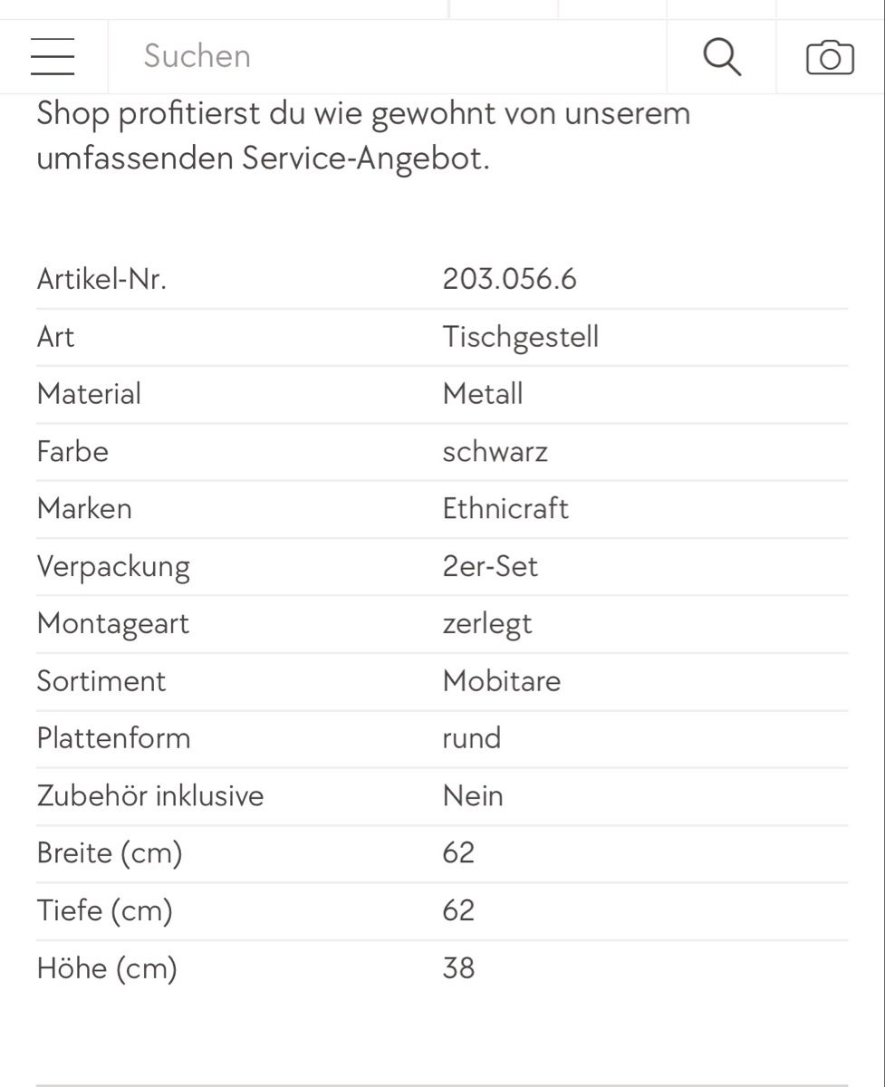 Tische: Couch Tisch rund – Gebraucht aus Gossau ZH von Celestino_2.0 7